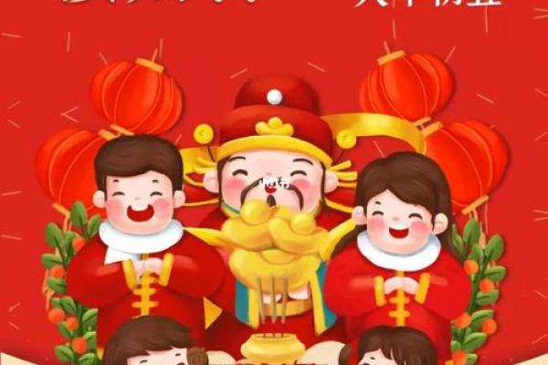 初五接财神图片