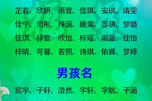 2021年7月2日出生的女宝宝取名宜用字,寓意佳的名字大全姓名