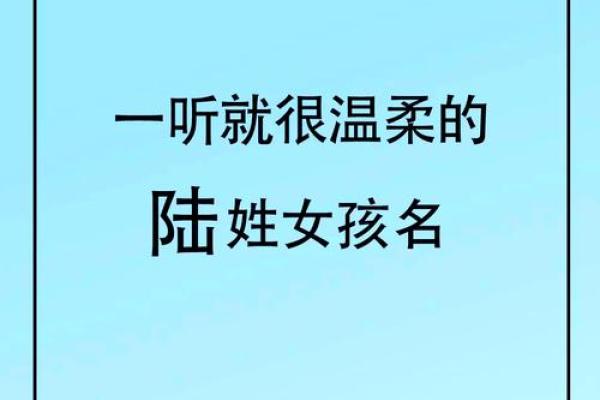 陆姓女孩名字大全-陆姓女孩起名字大全-陆姓名字大全姓名